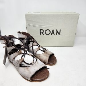 Roan by BedStu Winnie Epica Taupe Gladiator Sandals Size 6.5